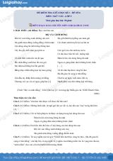 Đề thi giữa kì 2 Văn 9 - Đề số 6